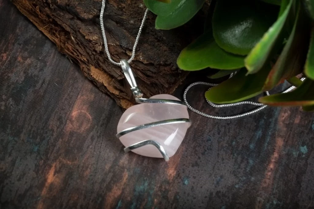 Rose Quartz Crystal Jewelry
