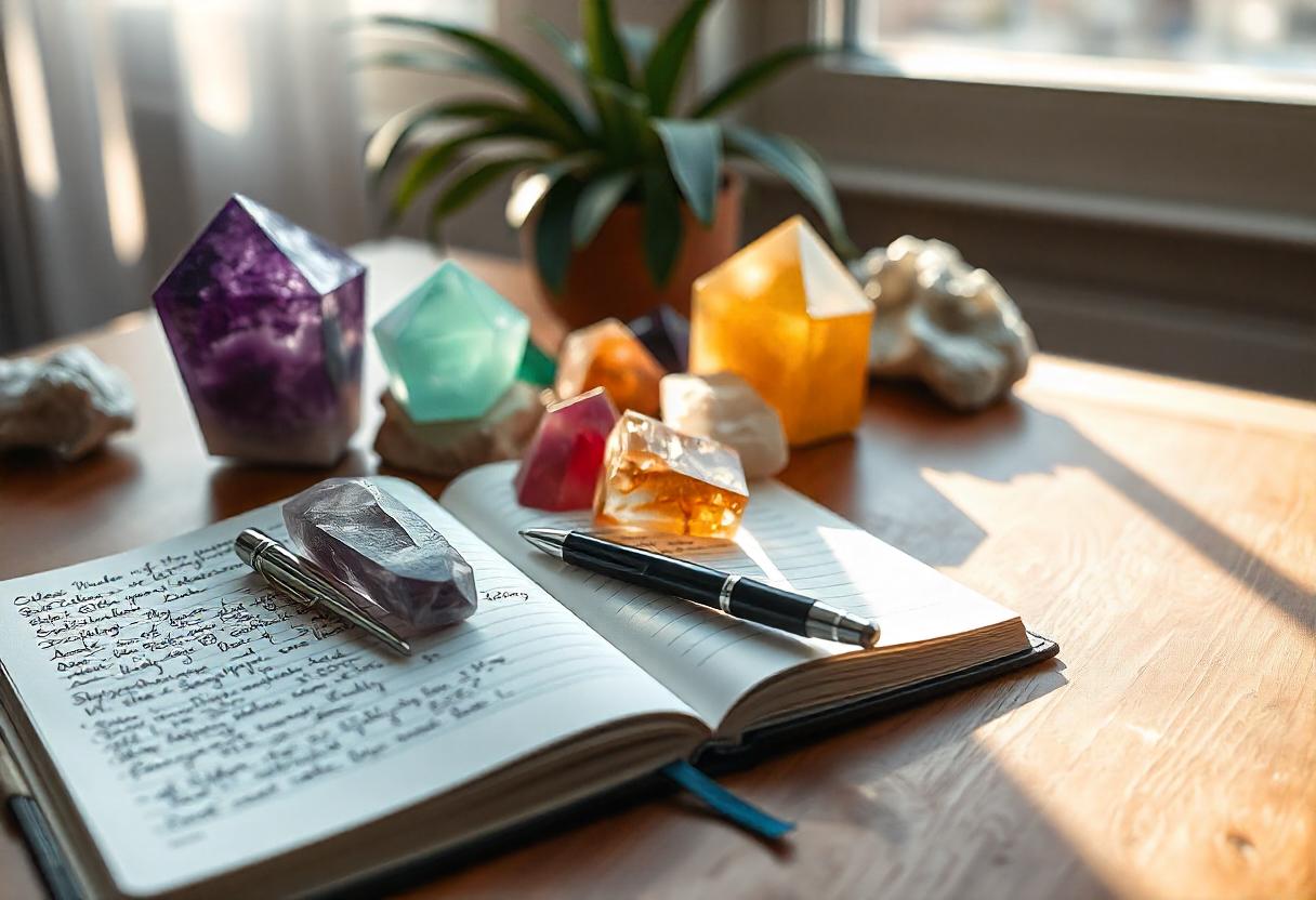 Manifesting With Crystal Journaling