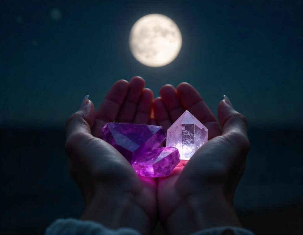 How The Moon Enhances Crystal Powers