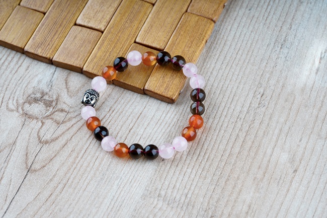 Twin Flame Anchor Crystal Bracelet for Men