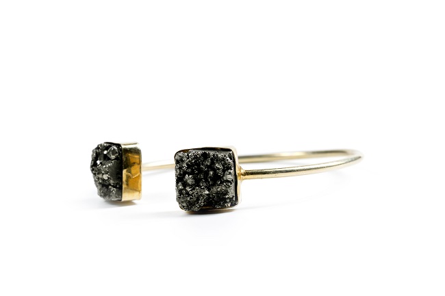 Pyrite Cuff Bracelet