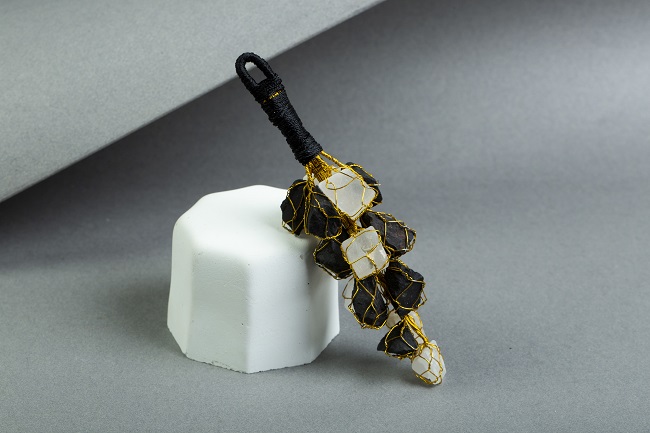 Black Tourmaline and Selenite Miracle Nazar Battu