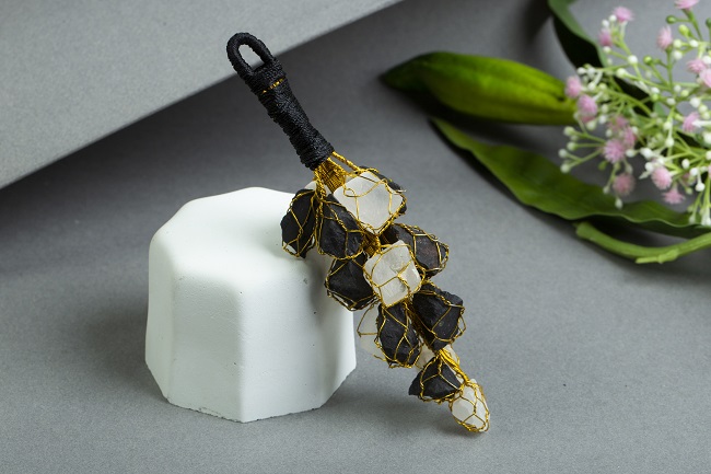 Black Tourmaline and Selenite Miracle Nazar Battu