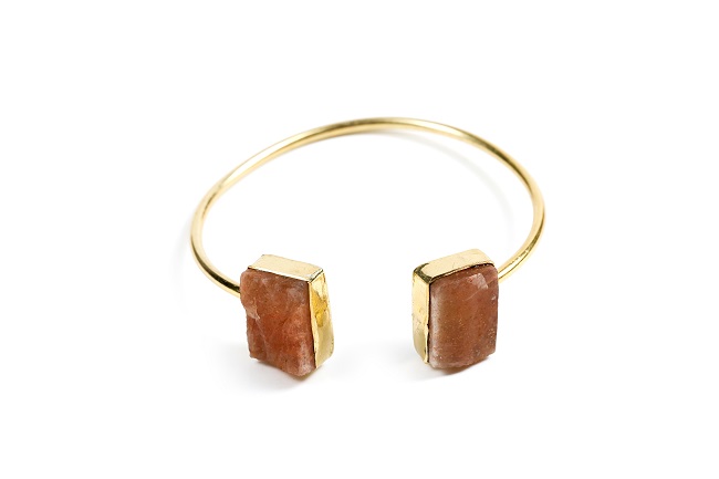Sunstone Cuff Bracelet