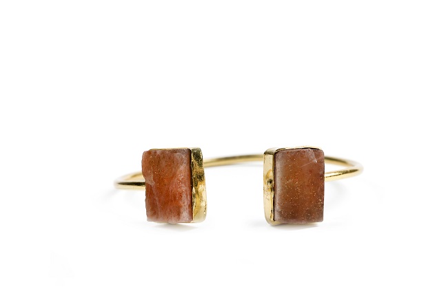 Sunstone Cuff Bracelet