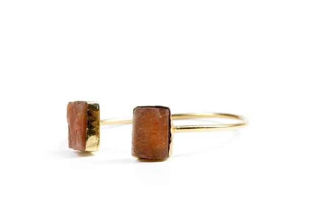 Sunstone Cuff Bracelet