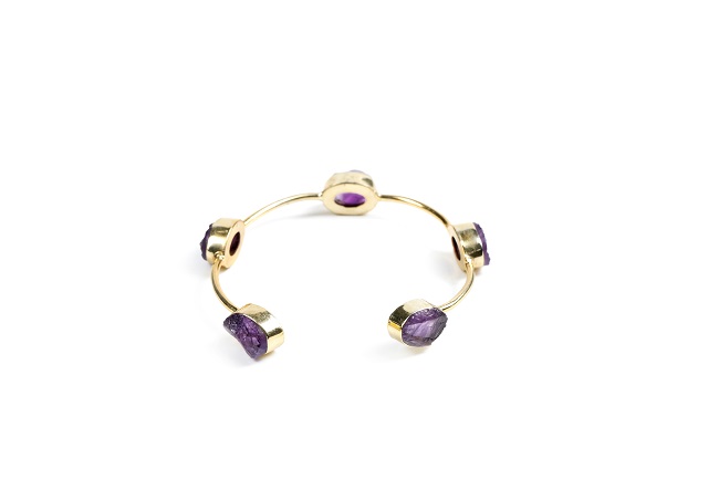 Amethyst Cuff Bracelet