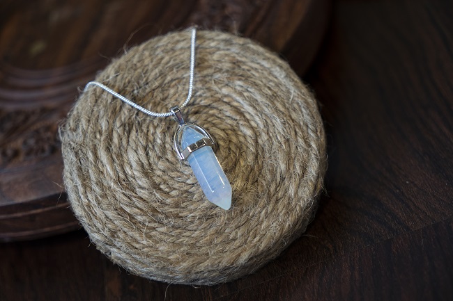 Opalite Pencil Pendant