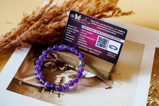Negativity Protector Amethyst Crystal Bracelet