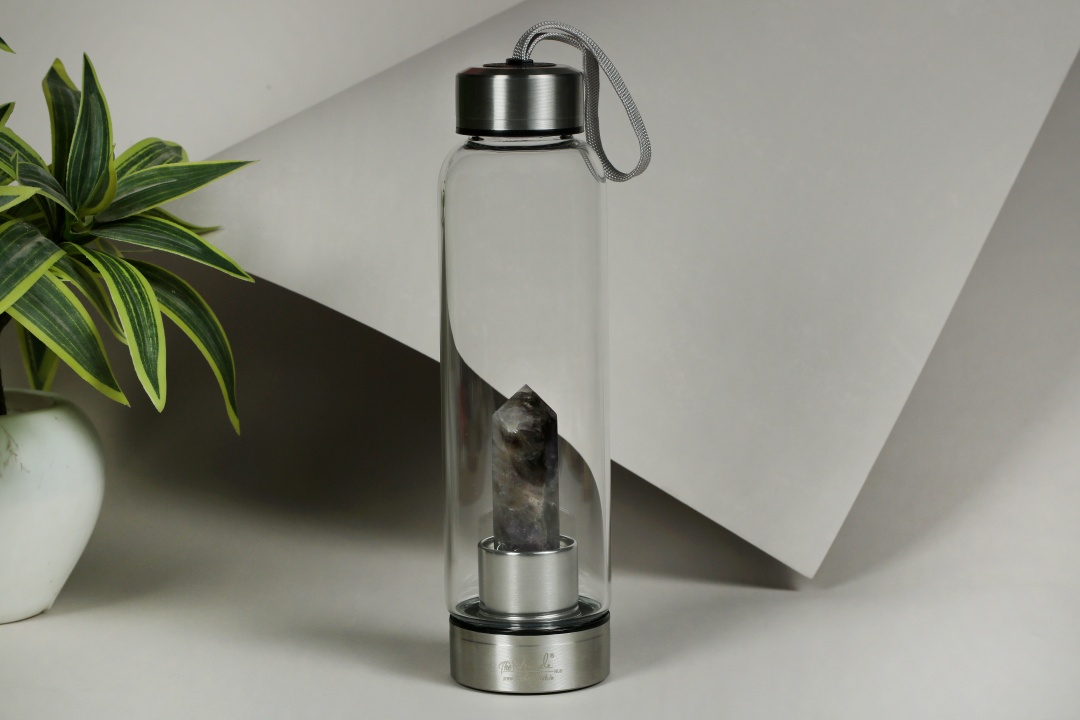 Amethyst Crystal Water Bottle