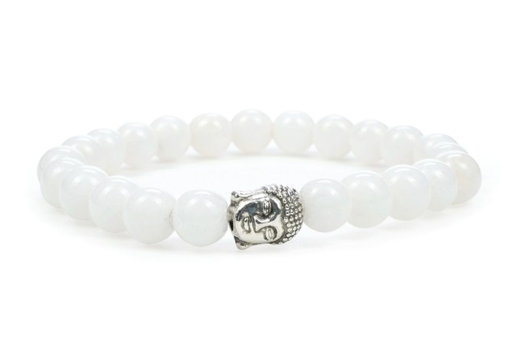 Balance and Calming White Agate Miracle Bracelet
