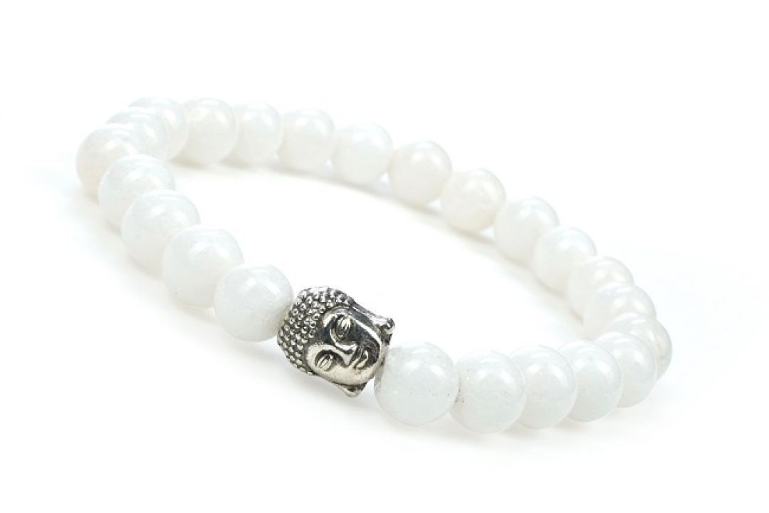 Balance and Calming White Agate Miracle Bracelet