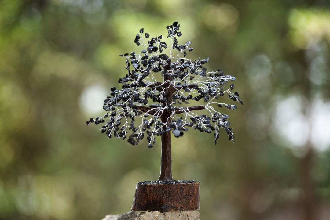 Black Tourmaline Crystal Tree
