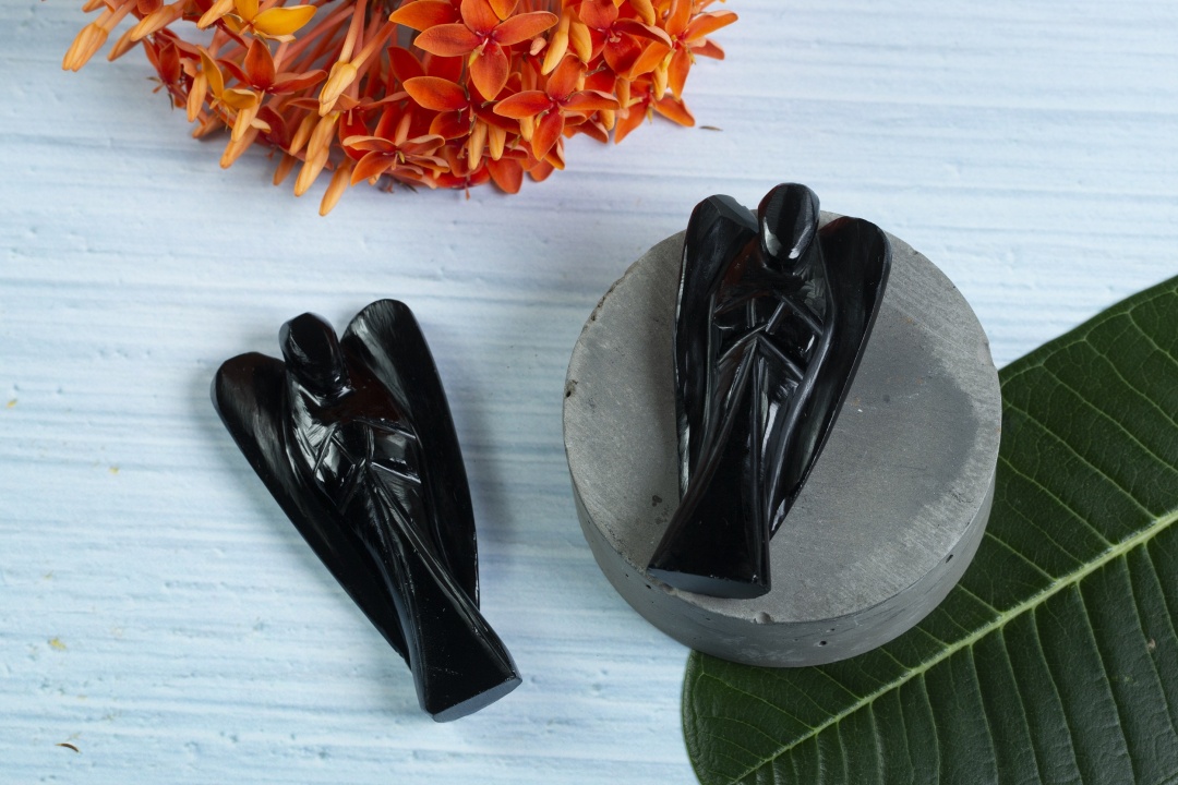 Black Tourmaline Miracle Crystal Angel