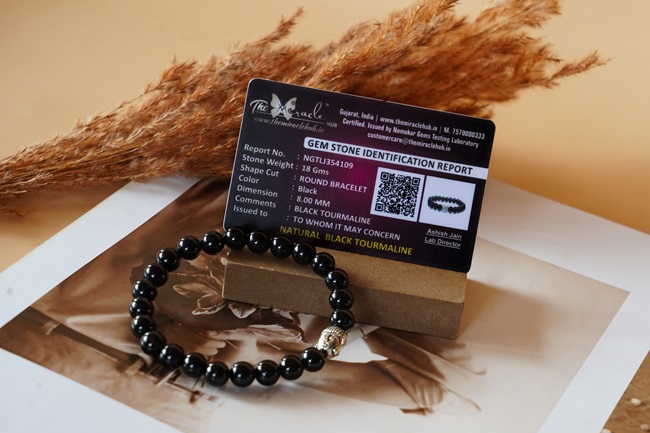 Grounding and Positivity Black Tourmaline Miracle Bracelet