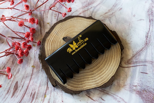 Black Tourmaline Miracle Crystal Hair Comb