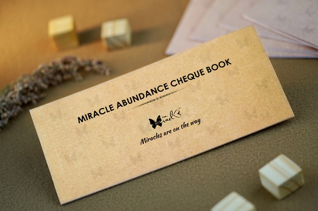 Miracle Abundance Cheque Book