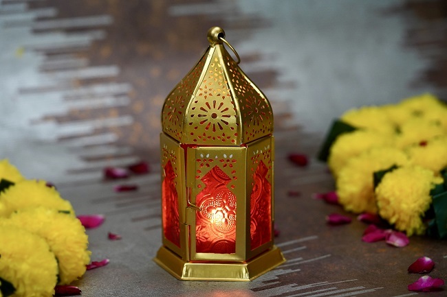 Antique Tealight Hanging Lantern