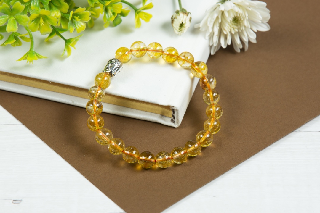 Money and Abundance Citrine Crystal Bracelet