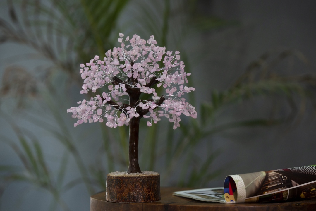 Rose Quartz Crystal Miracle Tree