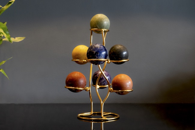 7 Chakra Sphere Stand