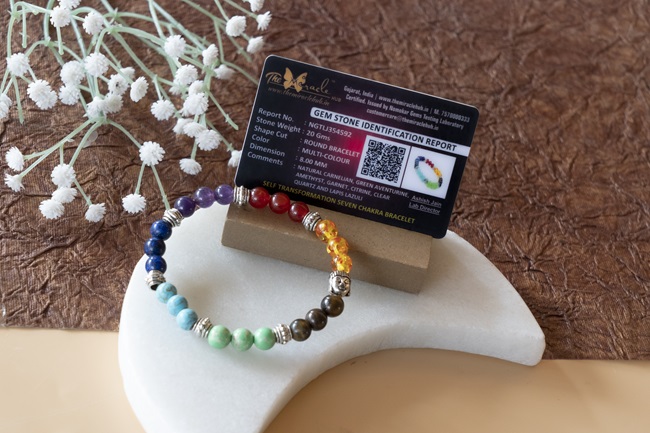Self-Transformation Seven Chakra Crystal Bracelet