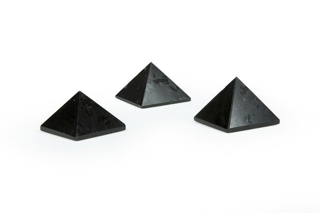 Black Tourmaline Crystal Miracle  Pyramid