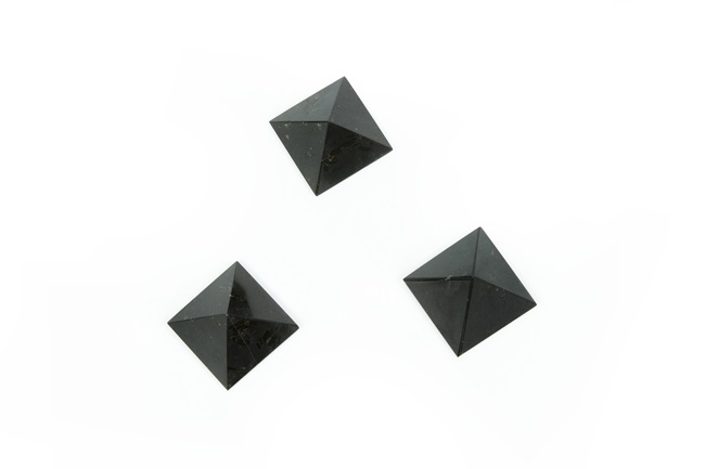 Black Tourmaline Crystal Miracle  Pyramid