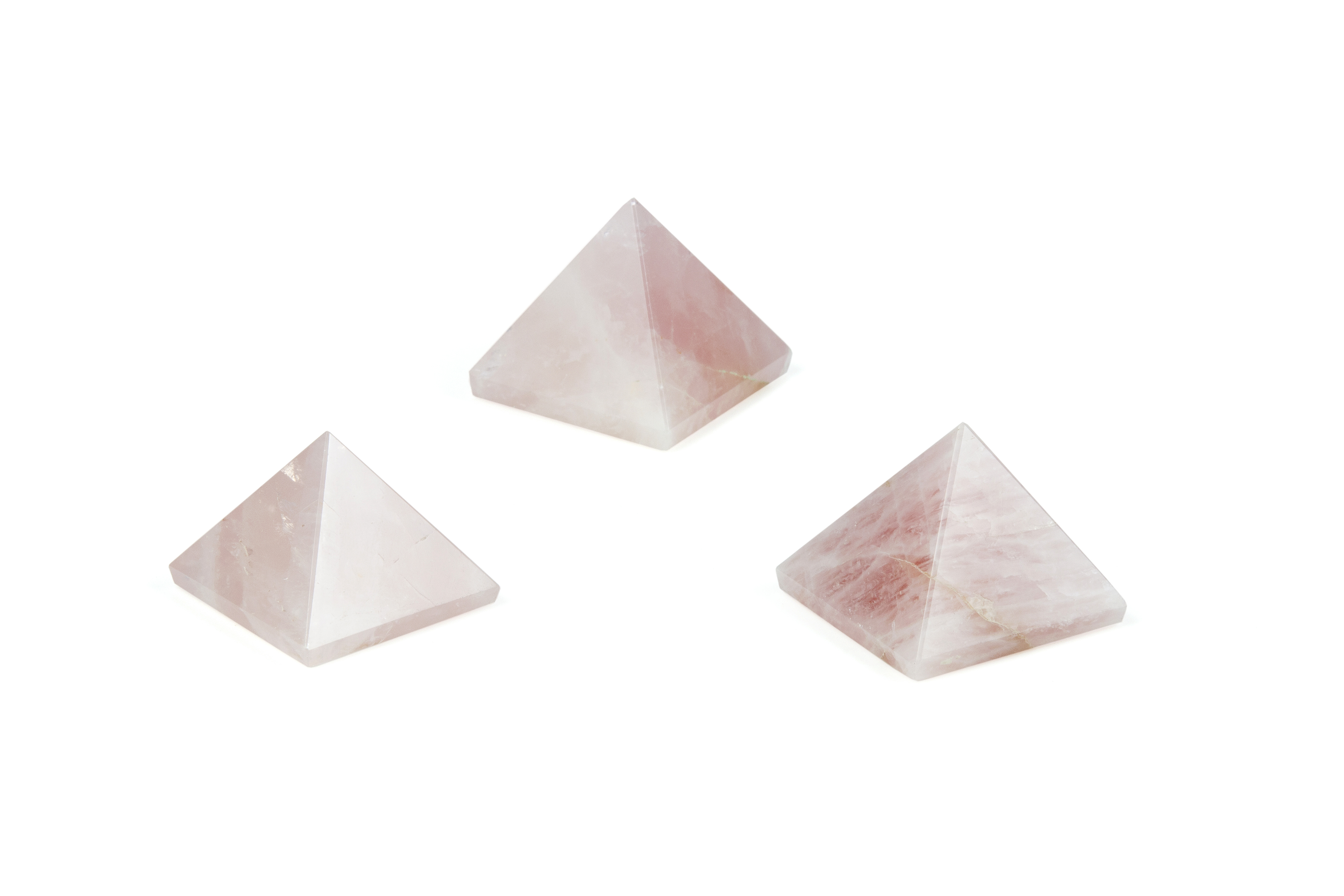 Angel Aura Rose Quartz Miracle Pyramid