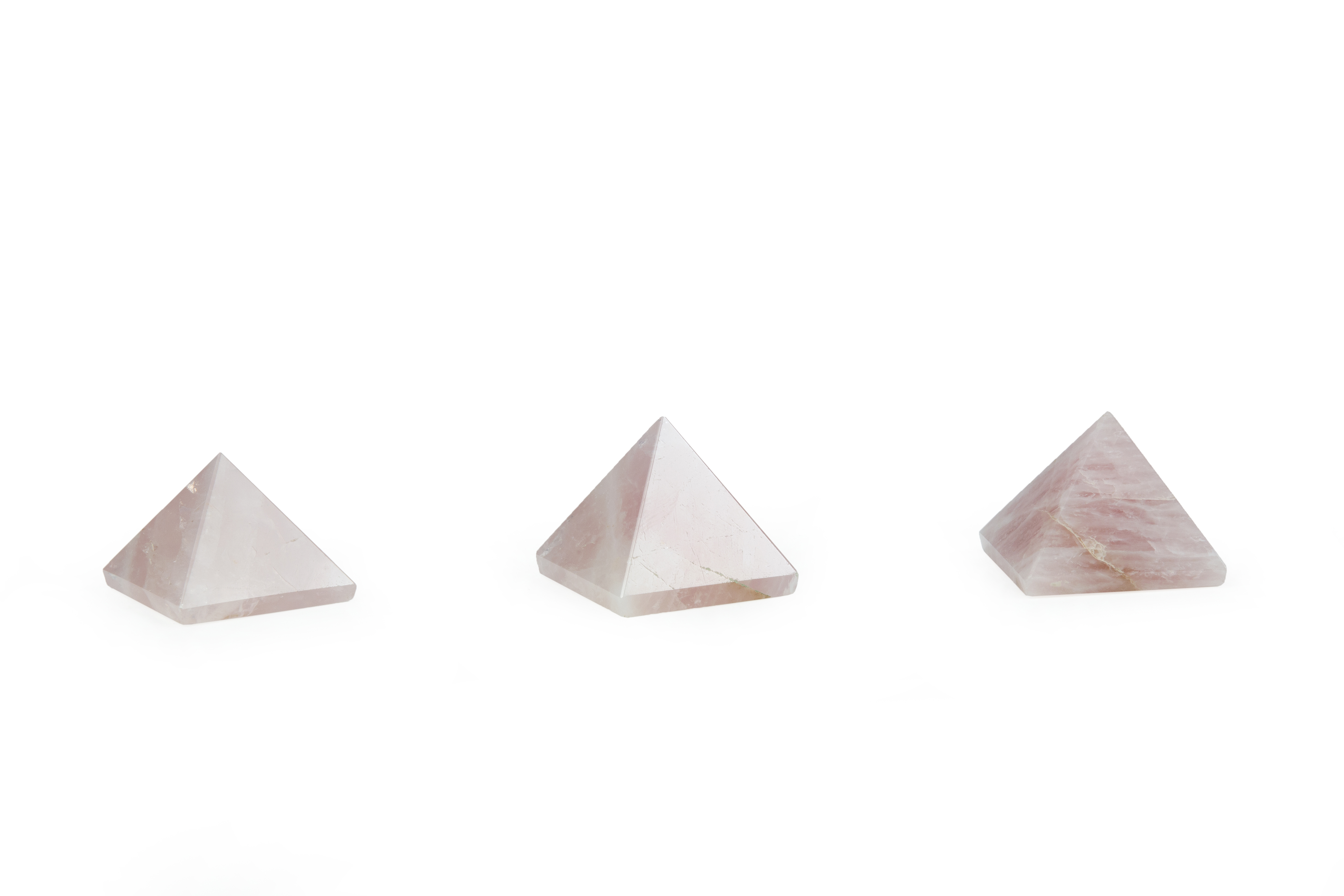 Angel Aura Rose Quartz Miracle Pyramid