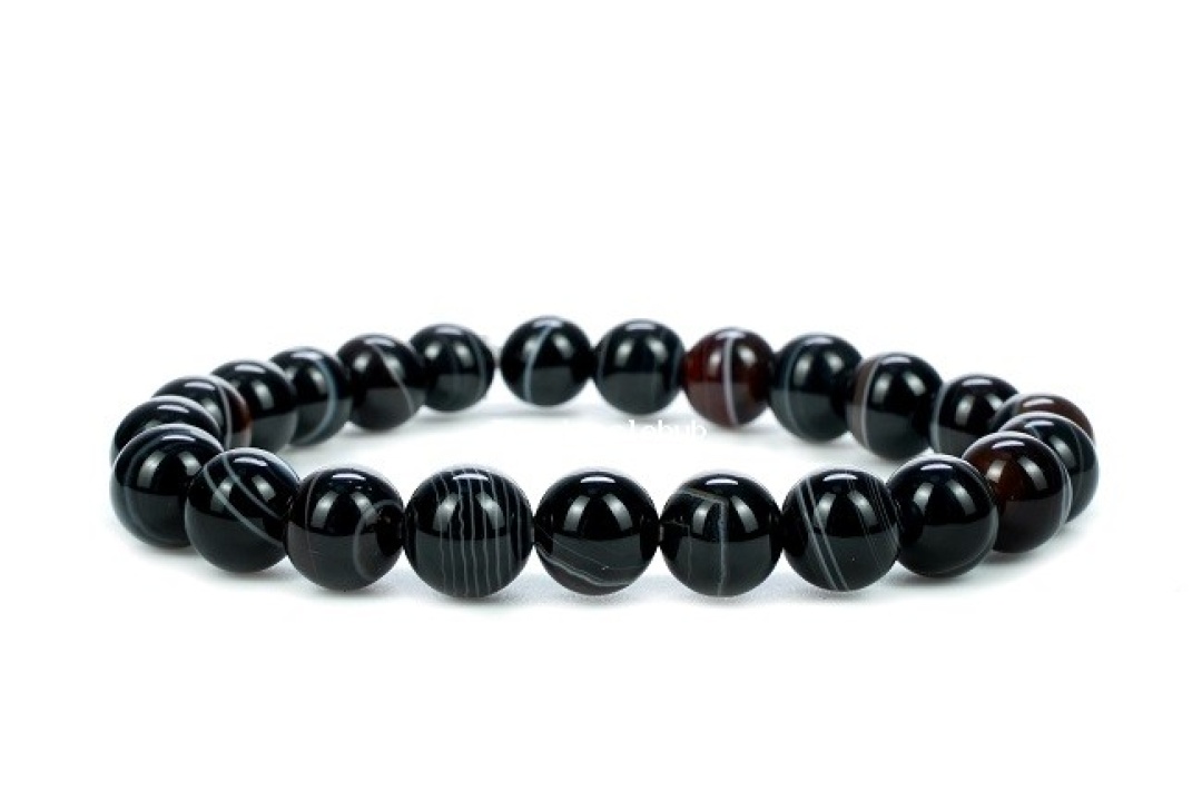 Strength and Grounding Miracle Black Sulemani Hakik Bracelet