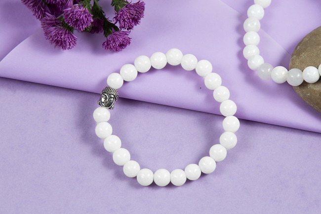 Balance and Calming White Agate Miracle Bracelet