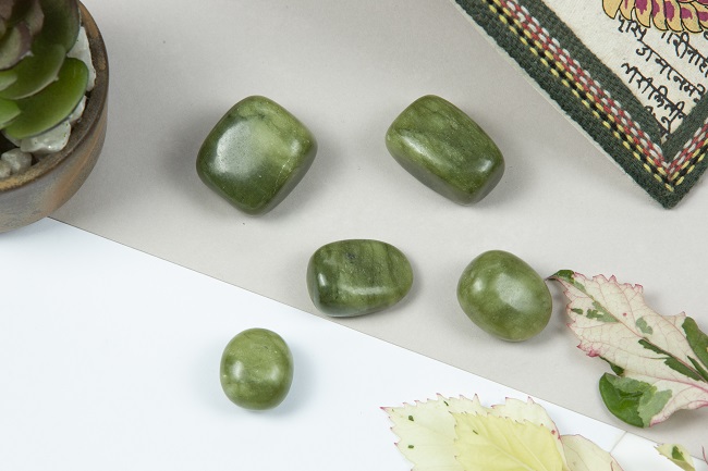 Green Jade Tumble Miracle Stones