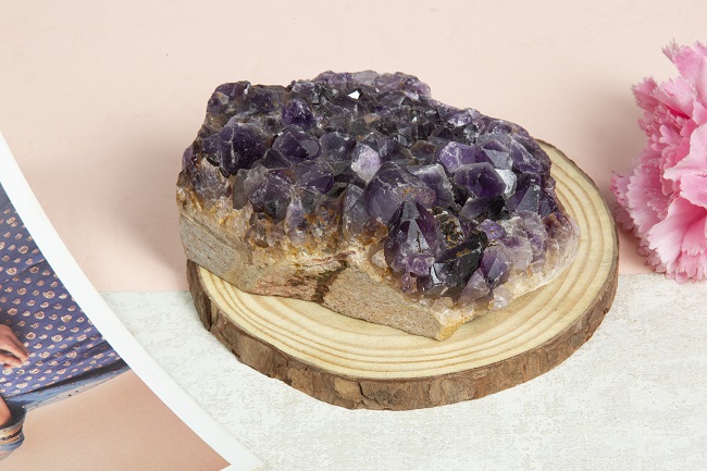 Amethyst Rock Miracle Cluster