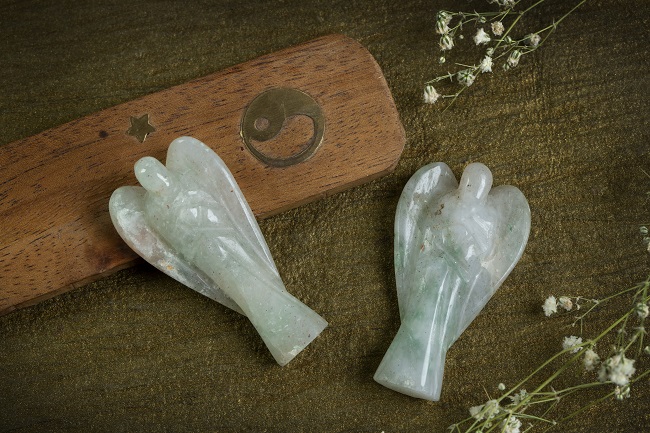 Green Jade Miracle Crystal Angel