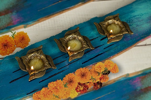 Lotus Candle Stand For Home and Festive Decor