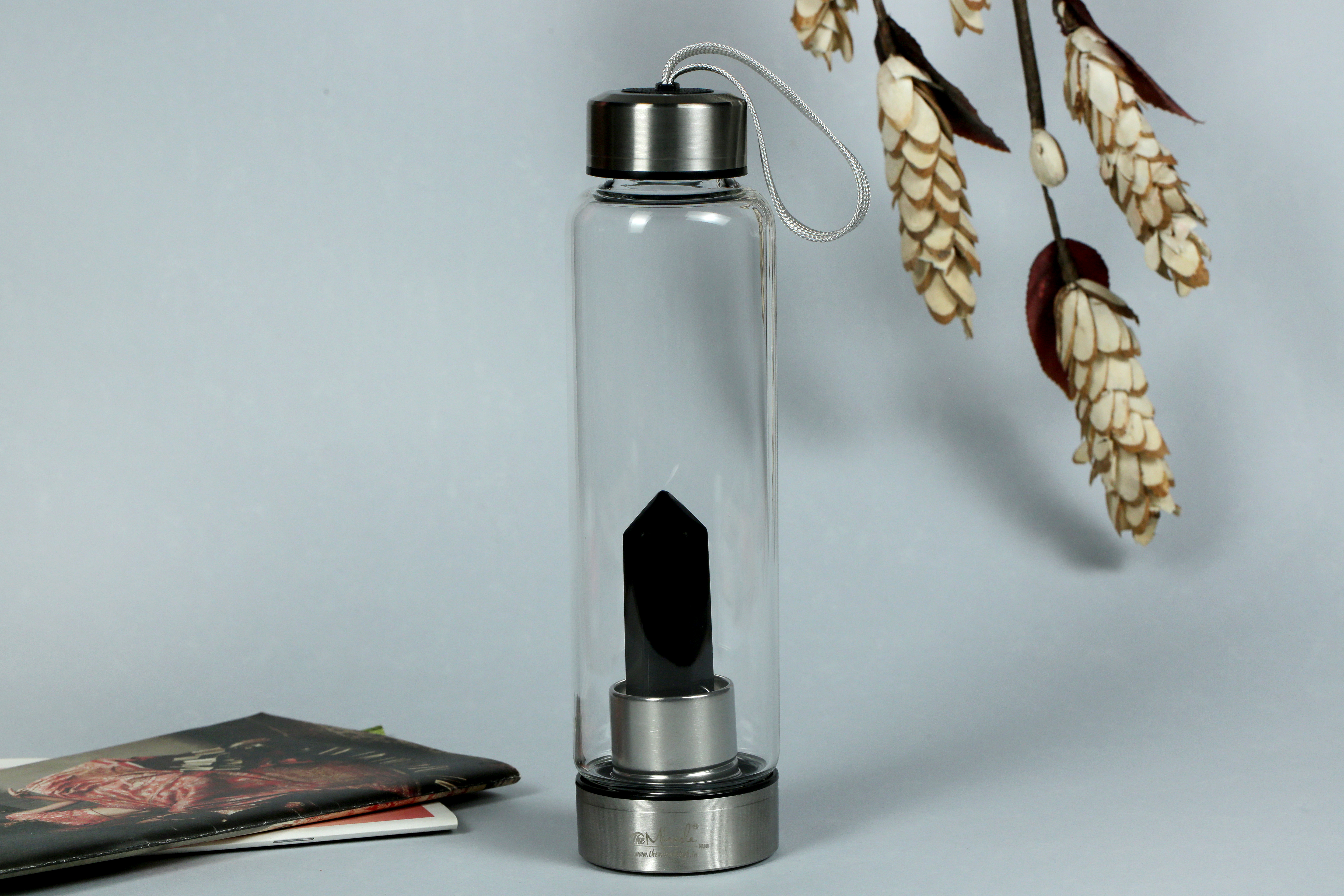 Amethyst Crystal Water Bottle