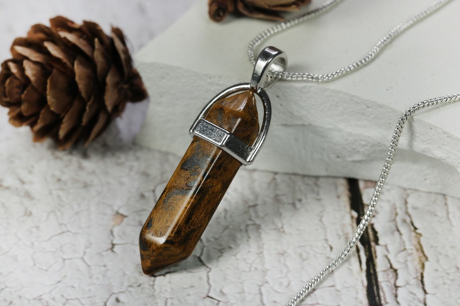 Tiger Eye Pencil Pendant