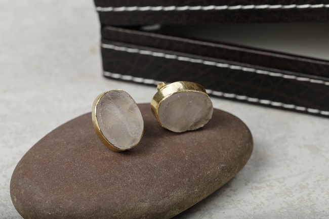 Rose Quartz Earrings