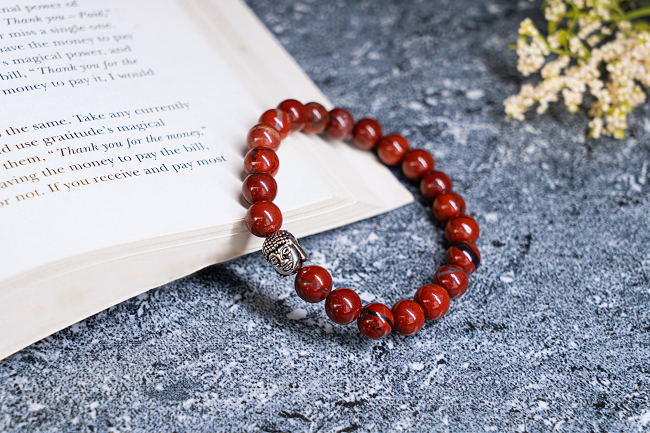 Grounding and Stability Red Jasper Bracelet