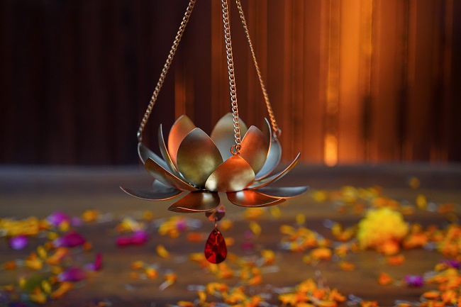 Lotus Flower Tealight Holder Small