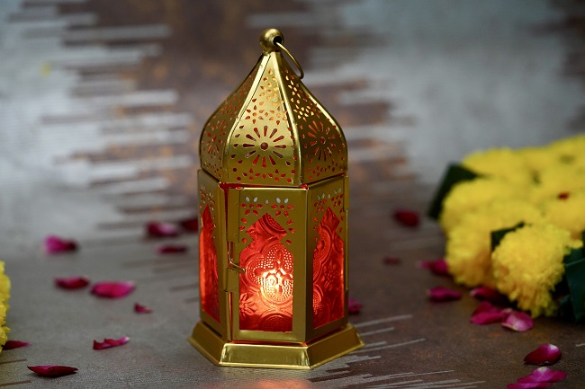 Antique Tealight Hanging Lantern