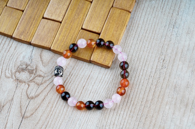 Twin Flame Anchor Crystal Bracelet for Men